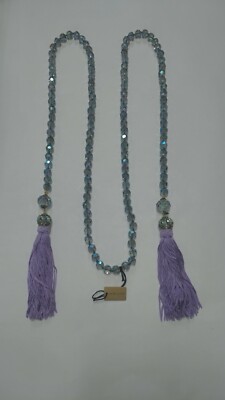 Heidi Daus Stunning 60'' Lovely Lux Beaded Tassel Drop Lariat Necklace $125 Value