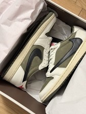 Travis Scott Nike Jordan 1 Retro Low OG SP Medium Olive- Size 9.5