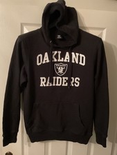 Oakland Raiders Hoodie Graphic Pullover Small S NFL Team Womens Black