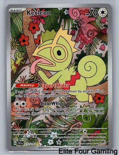 Kecleon 213/191 Illustration Rare Surging Sparks Pokemon Near Mint