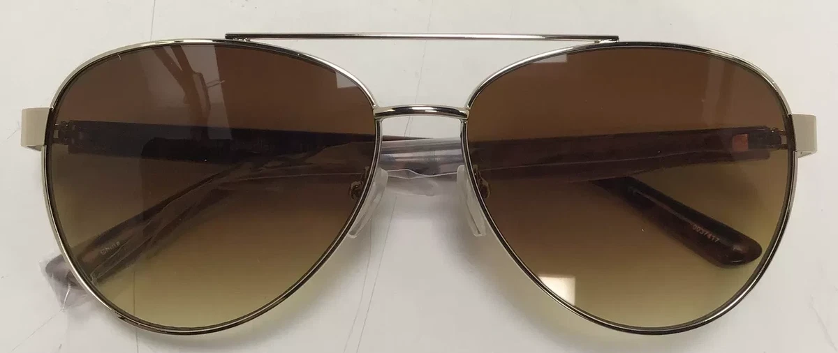 Vera Bradley Blair Sunglasses Berry CHB Polarized Silver Aviator 56-15 Vera Bradley Blair Sunglasses Cheery Blossoms CHB Polarized  main image 3