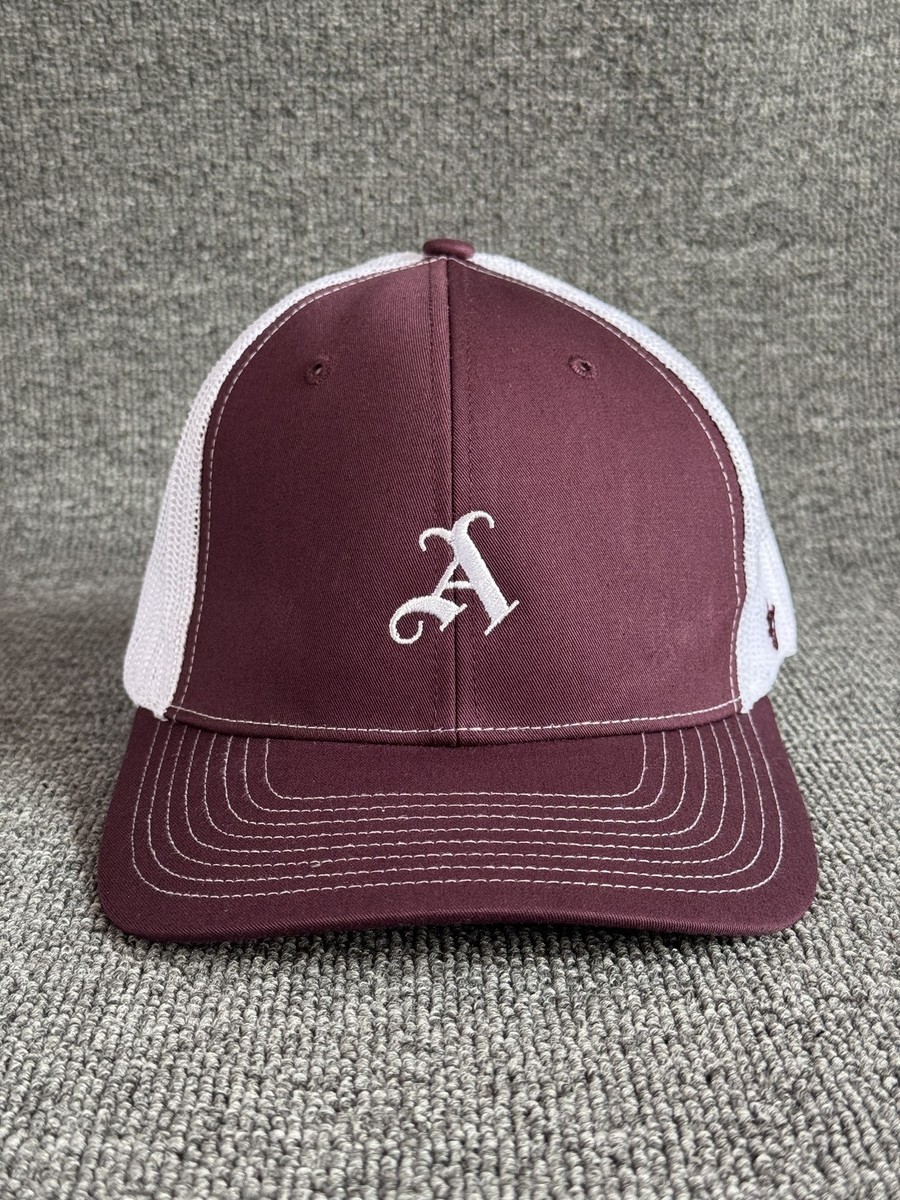 '47 Brand Arkansas Razorbacks Trucker Snapback Maroon White Hat Retro