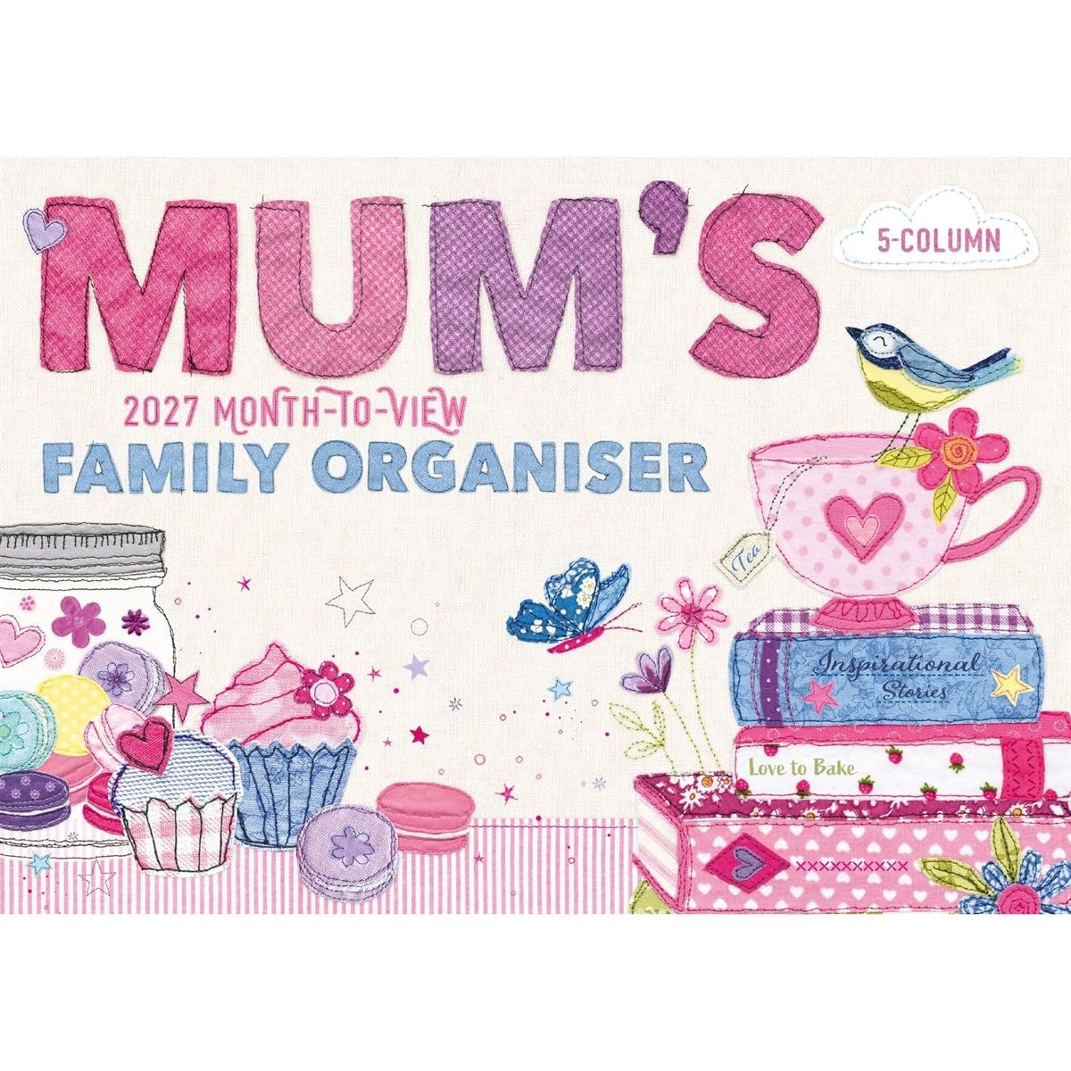 Carousel Worldwide 2027 Mums Fabric & Buttons A4 Wall Planner | PB | 2026 - Image 5