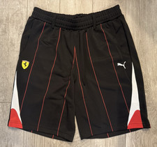 Puma Scuderia Ferrari Race MT7 Sweat Shorts Men's Large Black F1 Motorsport T7