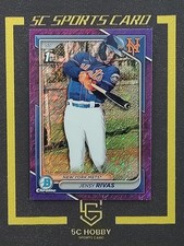 2024 Bowman Chrome 1ST Prospect Purple Shimmer Refractor/250 Jensy Rivas FCBQL