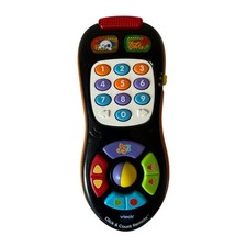 VTech Click and Count TV Remote Baby Kids Toy Lights Up  Plays Music and Talks