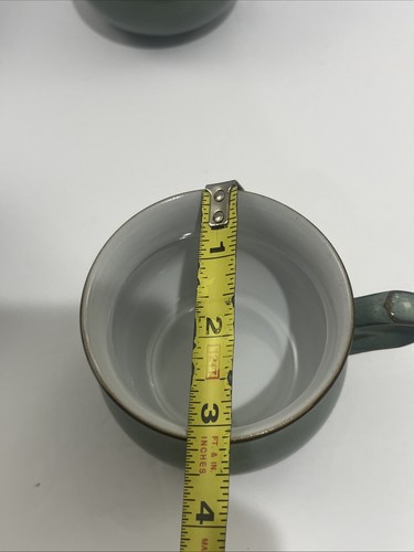Denby-Langley Regency Green Set Of 4 Tea, Coffee Cups England - Picture 5 of 5