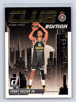 Perry Dozier Jr. 2023-24 Donruss Turkish EuroLeague #3 Club Edition Press Proof