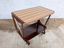 Serving Trolley TV Phono Table Wood 50er Table Rockabilly Side Table Mid Century