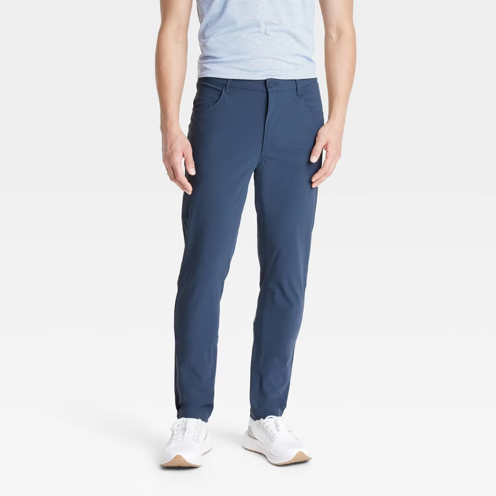 Мужские брюки 360 Lifestyle Slim Fit с 5 карманами - All In Motion Темно-синего цвета 3090₽