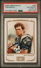 2009 TOPPS MAYO TOM BRADY 255 PSA AUTHENTIC AUTO 10 PSA/DNA POP 5
