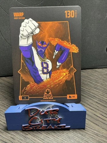 2025 Bo Jackson Battle Arena Update FIRE NON FOIL # 8 WARP Lamar Jackson