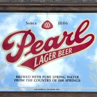 Vintage MIRROR Pearl Lager Beer Sign Framed San Antonio Texas 20x14 Bar Rare