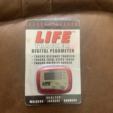 Life Digital Distance Activity Tracker for Calories, Distance, Steps Belt Clip