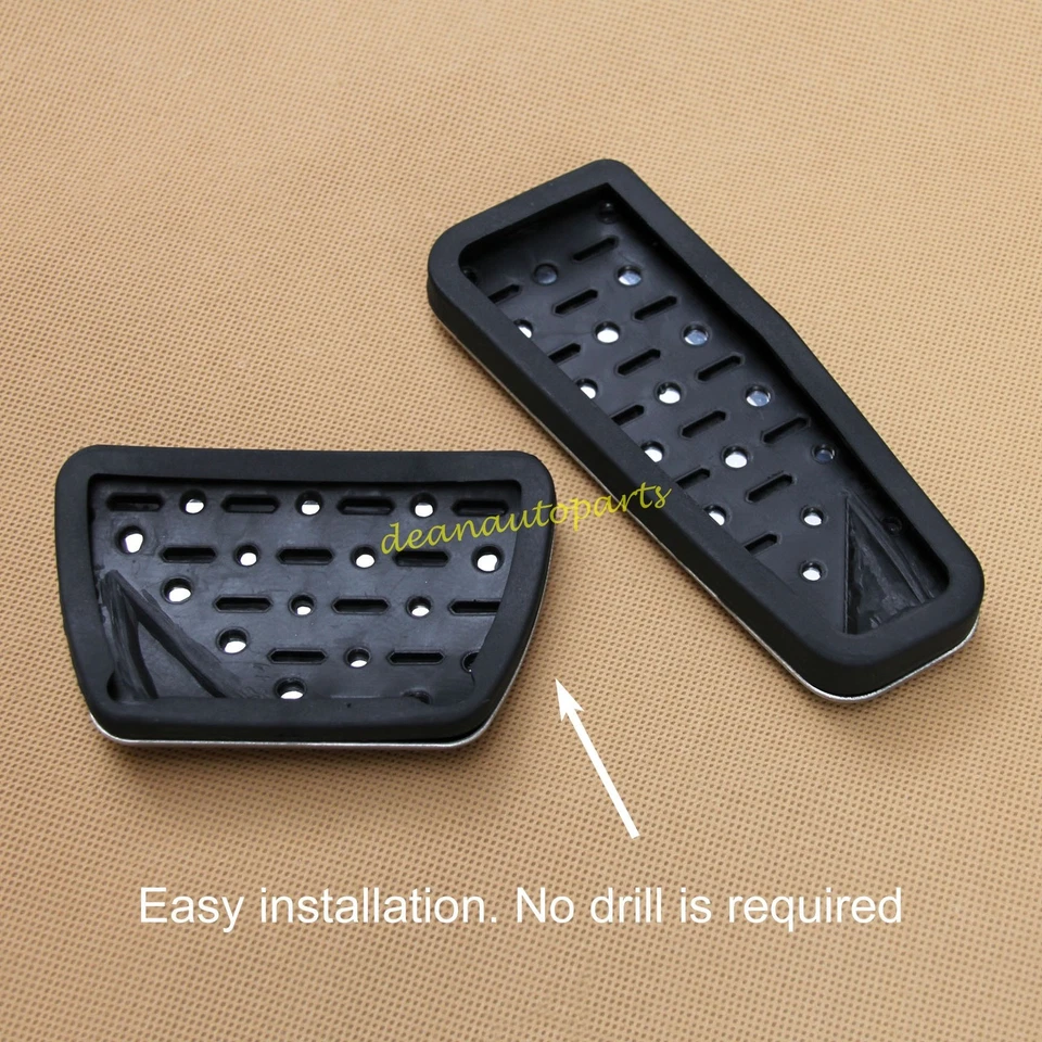 Cubierta de pastillas de pedal de freno de acero para Jeep Wrangler JL Gladiator JT 2018-2025 Foto 3 de 4