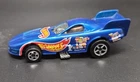 Vintage Hot Wheels 1977 Blue Funny Car Racecar Diecast 1:64 Scale