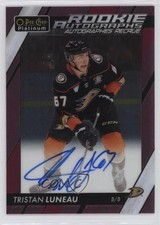 2024-25 O-Pee-Chee Platinum 2024-25 Update Matte Pink Tristan Luneau Auto 0y85