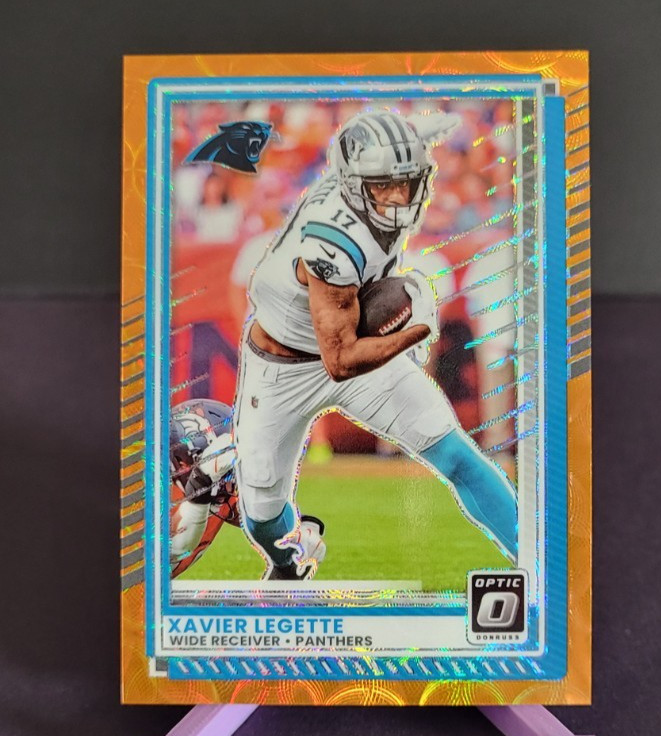 2025 Panini Optic Xavier Legette #92 Orange Scope 3/79 read description