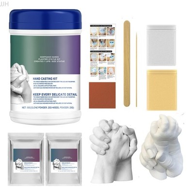 Hand Casting Kit for Couples and Family, Includes Safe Alginate Molding Powder `