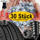 30x Reifen Reparatur Set Nägel Schrauben Pannenset Vakuum KFZ LKW PKW Motorrad ✔