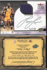 2001 Ultra WNBA Feel the Game Jersey #5 Lisa Leslie LA Sparks