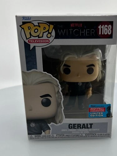 Funko POP! Television The Witcher Geralt #1168 Amazon Exclusive DAMAGED BOX