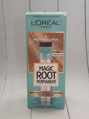 L'Oreal Paris Magic Root Rescue 10 Minute Root Hair Color, #8 Medium Blonde