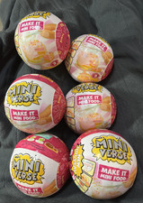 MGA'S Mini Verse: Make It Mini Food - Diner Series 3 Sealed/New SET OF 6