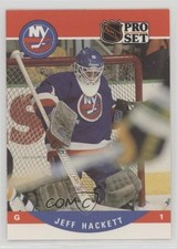 1990-91 Pro Set Jeff Hackett (Stat Headers Shifted Left) #624 0a4