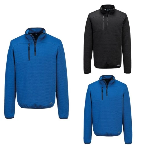 Portwest KX3 Sport textured ¼-zip sweatshirt (KX376)