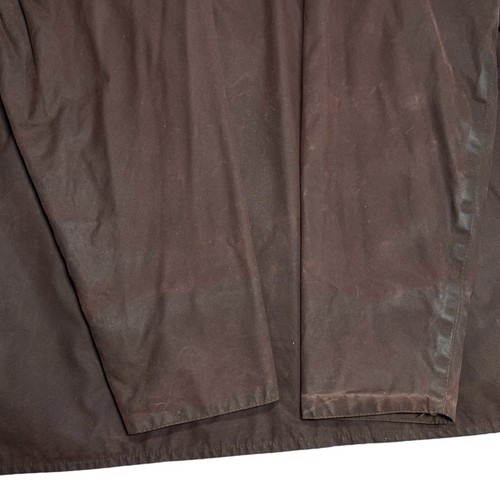 Barbour A190 Beaufort Wax Jacket Rustic Brown C44/11CM XL Vintage 90s Country - Picture 15 of 18