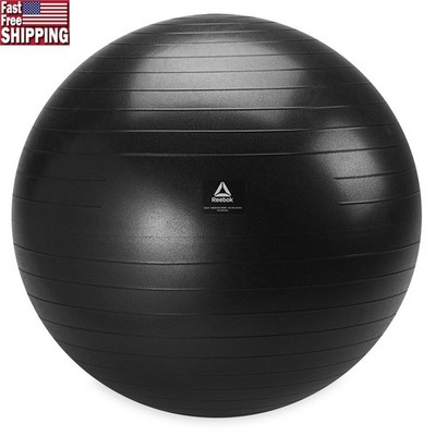 Weighted Stability Ball Kit W/ Pump Core Strength Training Exercise Ball 75cm US