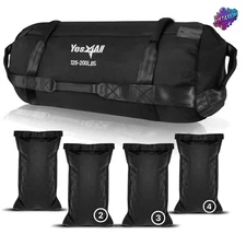 Adjustable Sand Bags for Weight Training with Secure Handles, 5-200lbs