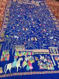 Sale 100% Pure Hand embroidery Mughal Darbar Kashmir Pashmina Sale