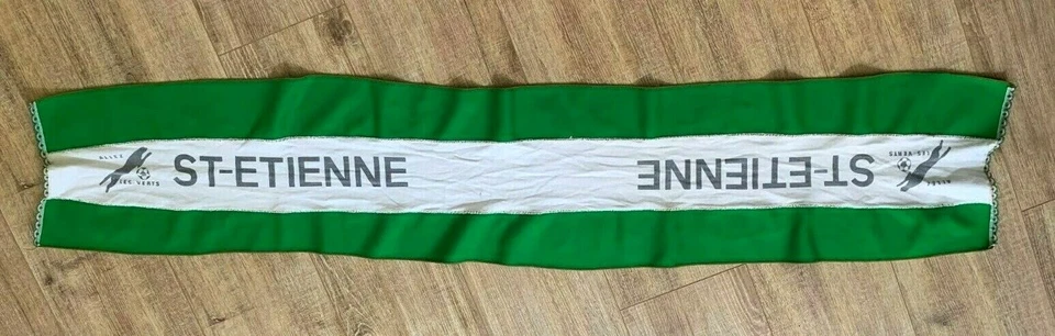Ancienne echarpe ASSE Saint Etienne vintage football - Photo 1/4