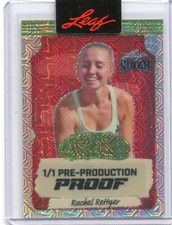 2024 Leaf Metal Pickleball Proof Pickled Red Mojo Rachel Rettger 1/1