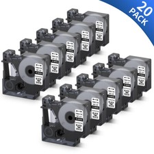 20PK 18055 1/2" Heat Shrink Tube Wire Label Cartridge For Dymo RHINO 5200 5000