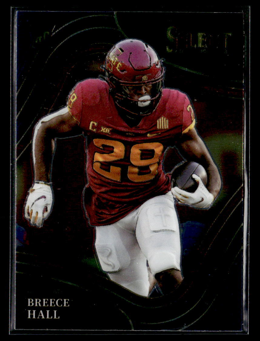 2022 Panini Select Draft Picks #110 Breece Hall Blue (Retail Base) card