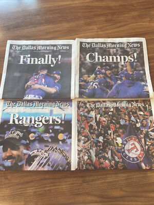 2023 Texas Rangers World Series Champions Dallas Morning News Newspaper FULL SET