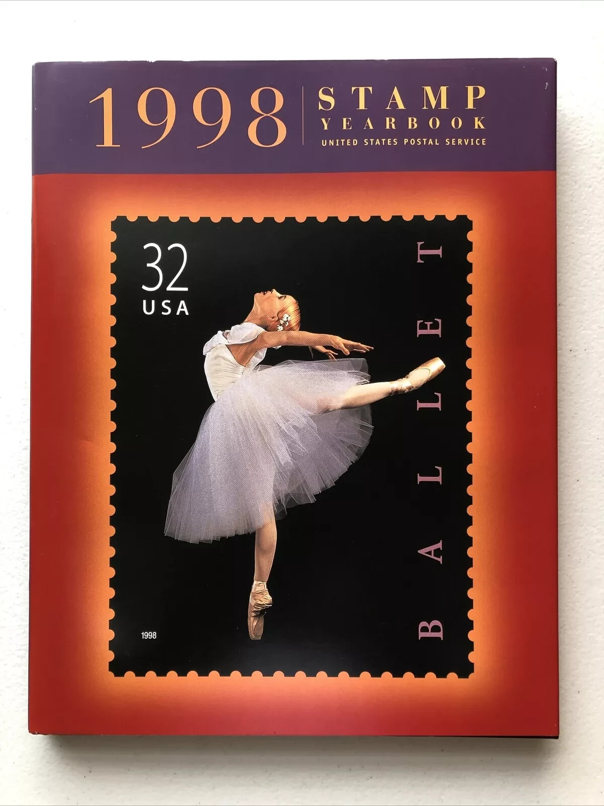1998 STAMP YEARBOOK UNITED STATES POSTAL SERVICE BOOK *No Stamps