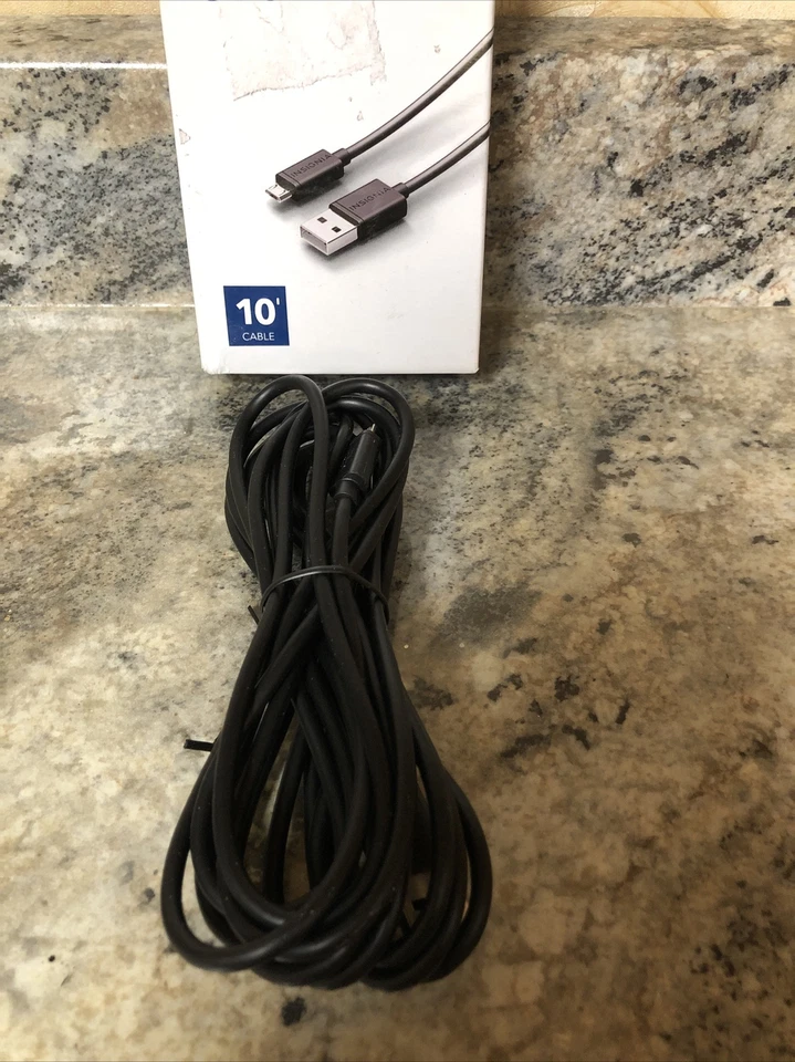 Open Box Insignia Charging and Sync Micro USB cable 10’ - Image 3 of 4