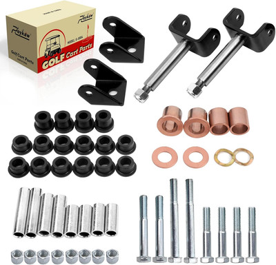 Club Car DS Front End Repair Kit Rebuild Kit with King Pin/A Arm/Front Leaf Spri