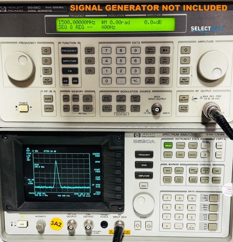 AGILENT (HP) 8590A SPECTRUM ANALYZER 1,5 kHz bis 1,5 GHz mit opt. H18 (Ref.: 070N) - Bild 4 von 10
