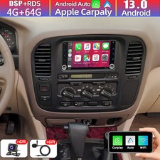 For 1998-2007 Toyota Land Cruiser 100 Android 13 Carplay Car Radio Stereo 464gb