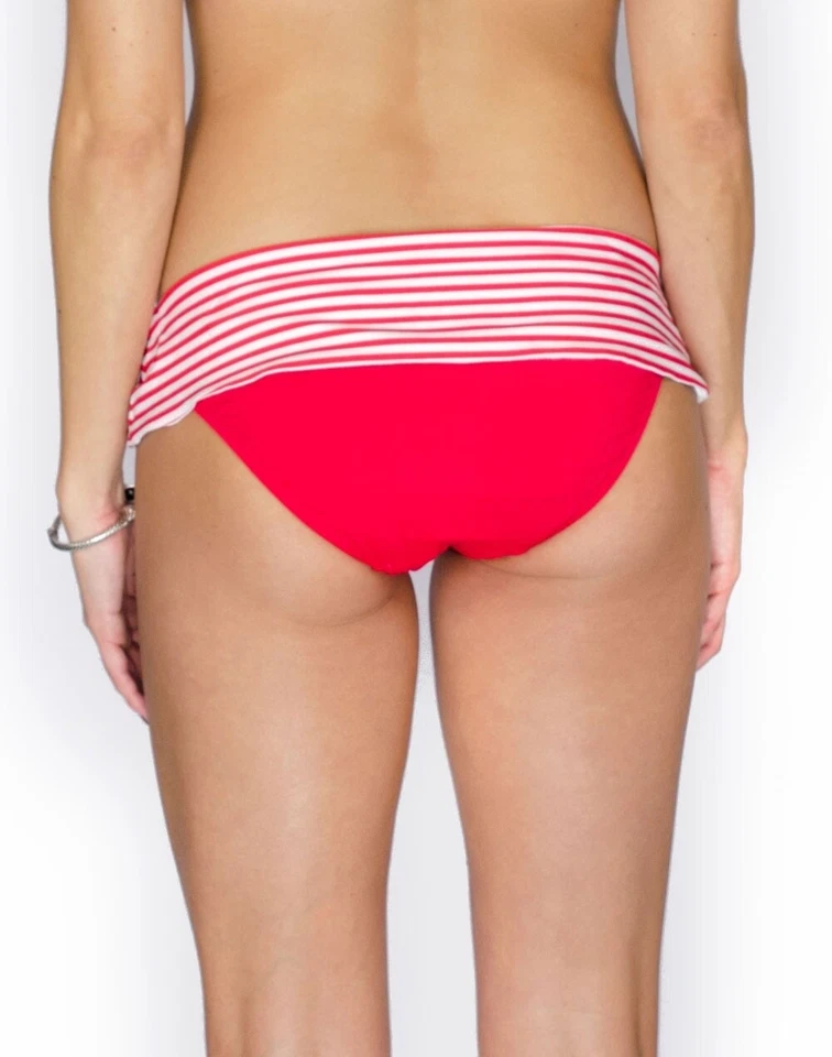 Seafolly 145747 Mujer Riviera Coast Falda Hipster Bikini Parte Inferior Roja Talla EE. UU. 12 Foto 2 de 2