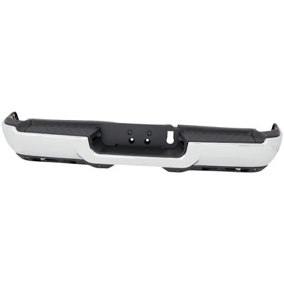 Rear Step Bumper Face Bar For 2019-2024 Ram 2500 3500 Chrome Steel CH1103185