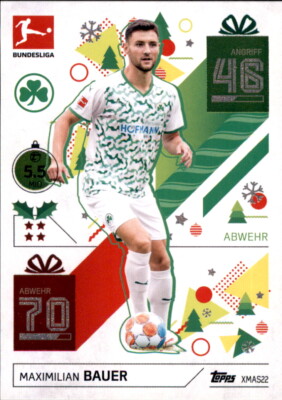 Match Attax 2021 2022 21/22 XMAS22 - Maximilian Bauer