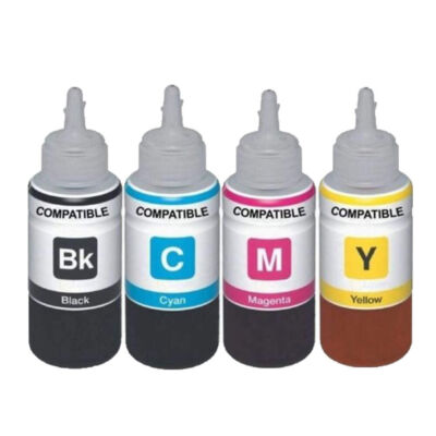 4 Tintenflaschen Nachfüllpack für Epson 104 ET-2710 ET-2711 ET-2712 ET-2714
