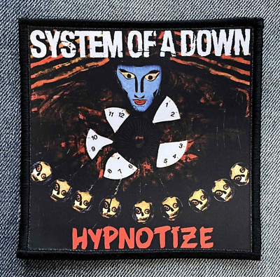 System of a Down Hypnotize Sublimated Printed Patch SoaD Heavy Metal Band Logo