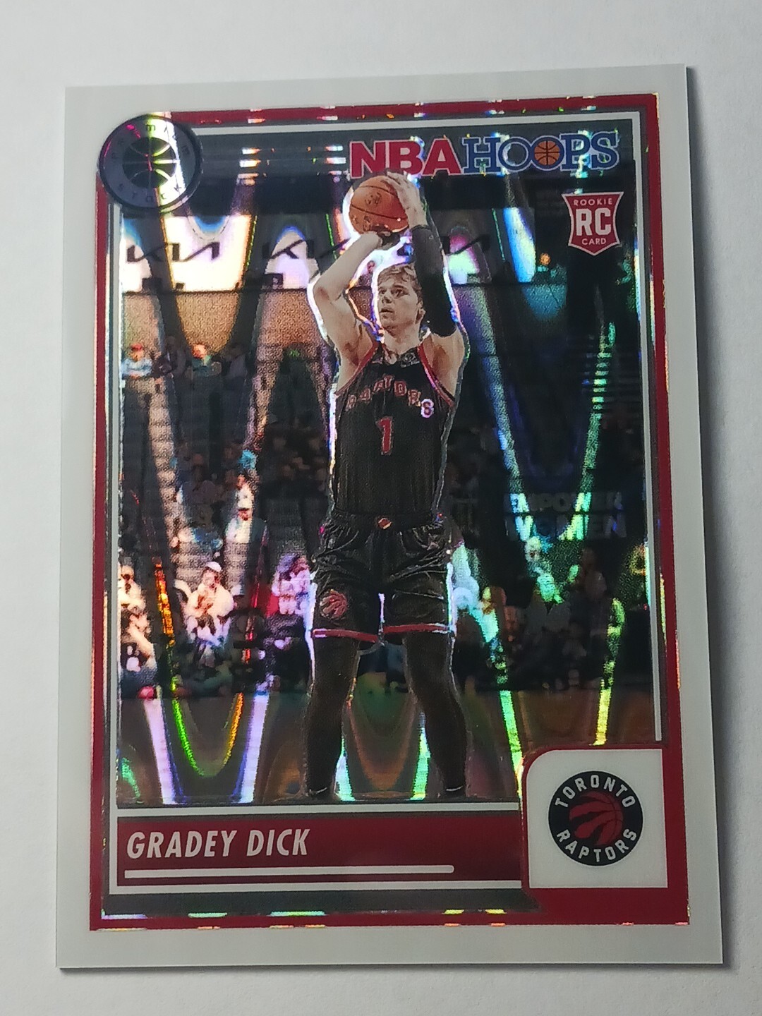2023-24 NBA Hoops Premium Stock #251 Gradey Dick White Seismic /75